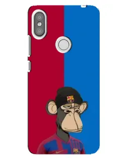 Чохол для Xiaomi Redmi S2 з картинкою «Bored Ape — фанат Барси» Чохол для Xiaomi Redmi S2 з картинкою «Bored Ape — фанат Барси»