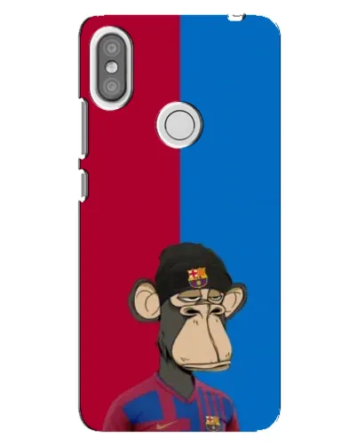 Чехол для Xiaomi Redmi S2 с картинкой «Bored Ape — фанат Барсы» Чехол для Xiaomi Redmi S2 с картинкой «Bored Ape — фанат Барсы»