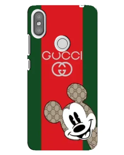 Чехол для Xiaomi Redmi S2 с картинкой «Gucci — полосы и Микки»
