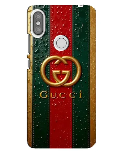 Чехол для Xiaomi Redmi S2 с картинкой «Gucci — фирменная полоса и золото» Чехол для Xiaomi Redmi S2 с картинкой «Gucci — фирменная полоса и золото»