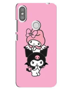 Чехол для Xiaomi Redmi S2 с картинкой «My Melody и Kuromi»