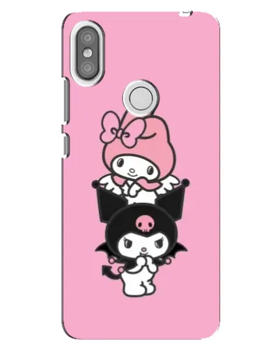Чехол для Xiaomi Redmi S2 с картинкой «My Melody и Kuromi» Чехол для Xiaomi Redmi S2 с картинкой «My Melody и Kuromi»