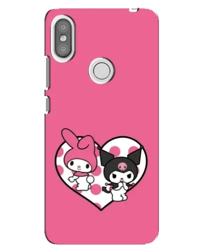 Чехол для Xiaomi Redmi S2 с картинкой «Kuromi и My Melody» Чехол для Xiaomi Redmi S2 с картинкой «Kuromi и My Melody»