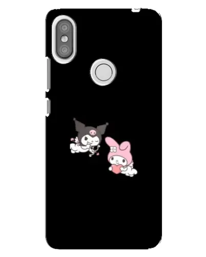 Чехол для Xiaomi Redmi S2 с картинкой «My Melody и Kuromi» Чехол для Xiaomi Redmi S2 с картинкой «My Melody и Kuromi»