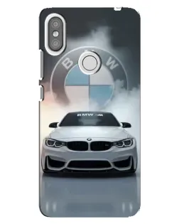 Чехол для Xiaomi Redmi S2 с картинкой «BMW в белом дыму»