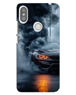Чехол для Xiaomi Redmi S2 с картинкой «BMW M-Power — абстракция»