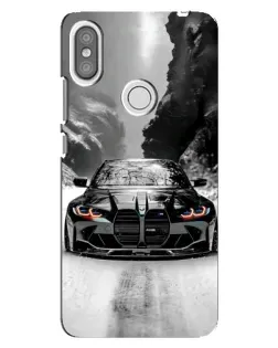 Чехол для Xiaomi Redmi S2 с картинкой «BMW — акварельный дрифт»