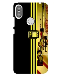 Чехол для Xiaomi Redmi S2 с картинкой «PUBG — камуфляжный шлем»