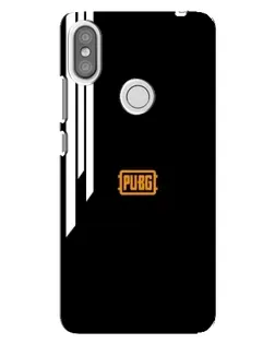 Чехол для Xiaomi Redmi S2 с картинкой «PUBG — вертикальные линии»
