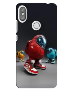 Чехол для Xiaomi Redmi S2 с картинкой «Among Us — 3D стиль»