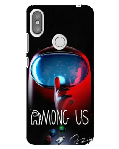 Чехол для Xiaomi Redmi S2 с картинкой «Красный импостер — макро» Чехол для Xiaomi Redmi S2 с картинкой «Красный импостер — макро»