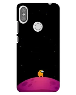 Чехол для Xiaomi Redmi S2 с картинкой «Одинокий герой на планете»