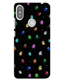Чехол для Xiaomi Redmi S2 с картинкой «Экипаж Among Us»
