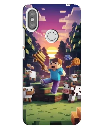 Чехол для Xiaomi Redmi S2 с картинкой «Стив на ферме» Чехол для Xiaomi Redmi S2 с картинкой «Стив на ферме»