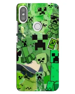 Чохол для Xiaomi Redmi S2 з картинкою «Кріпери Minecraft» Чохол для Xiaomi Redmi S2 з картинкою «Кріпери Minecraft»