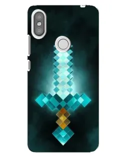 Чохол для Xiaomi Redmi S2 з картинкою «Алмазний меч неон» Чохол для Xiaomi Redmi S2 з картинкою «Алмазний меч неон»