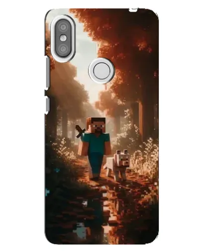 Чехол для Xiaomi Redmi S2 с картинкой «Стив в лесу» Чехол для Xiaomi Redmi S2 с картинкой «Стив в лесу»