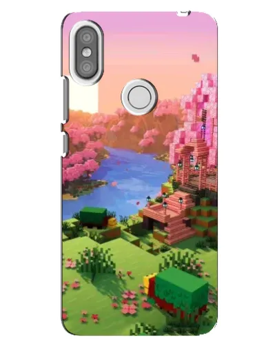 Чехол для Xiaomi Redmi S2 с картинкой «Розовое дерево Minecraft» Чехол для Xiaomi Redmi S2 с картинкой «Розовое дерево Minecraft»