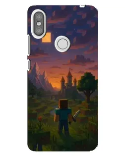 Чохол для Xiaomi Redmi S2 з картинкою «Стів біля вежі» Чохол для Xiaomi Redmi S2 з картинкою «Стів біля вежі»