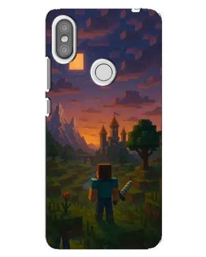 Чехол для Xiaomi Redmi S2 с картинкой «Стив у башни» Чехол для Xiaomi Redmi S2 с картинкой «Стив у башни»