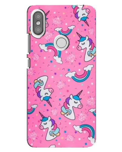 Чехол для Xiaomi Redmi S2 с картинкой «Unicorn паттерн розовый» Чехол для Xiaomi Redmi S2 с картинкой «Unicorn паттерн розовый»