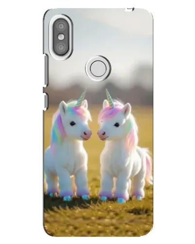 Чехол для Xiaomi Redmi S2 с картинкой «Пара единорогов» Чехол для Xiaomi Redmi S2 с картинкой «Пара единорогов»