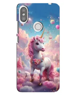Чехол для Xiaomi Redmi S2 с картинкой «Единорог среди облаков»