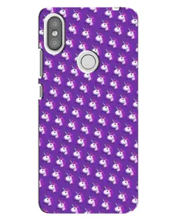 Чехол для Xiaomi Redmi S2 с картинкой «Единороги на фиолетовом»