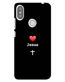 Чохол для Xiaomi Redmi S2 з картинкою «Серце - Jesus» Чохол для Xiaomi Redmi S2 з картинкою «Серце - Jesus»