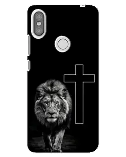 Чохол для Xiaomi Redmi S2 з картинкою «Лев та Хрест» Чохол для Xiaomi Redmi S2 з картинкою «Лев та Хрест»