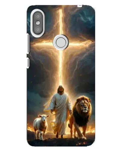 Чехол для Xiaomi Redmi S2 с картинкой «Лев Иуды и Свет» Чехол для Xiaomi Redmi S2 с картинкой «Лев Иуды и Свет»