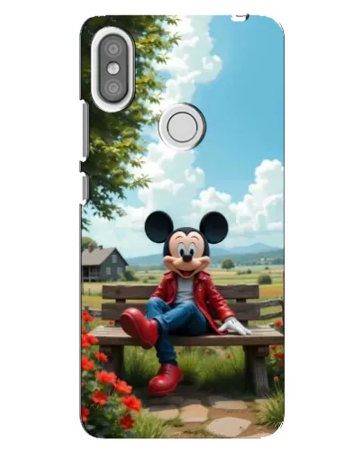 Чехол для Xiaomi Redmi S2 с картинкой «Микки на скамейке» Чехол для Xiaomi Redmi S2 с картинкой «Микки на скамейке»