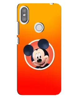 Чехол для Xiaomi Redmi S2 с картинкой «Mickey в круге»