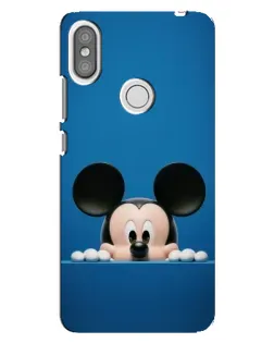 Чехол для Xiaomi Redmi S2 с картинкой «Микки выглядывает»
