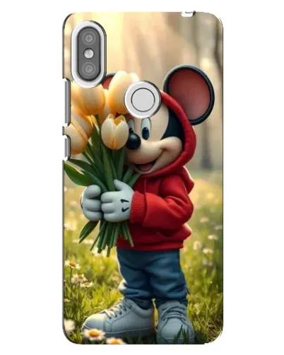 Чехол для Xiaomi Redmi S2 с картинкой «Микки с тюльпанами» Чехол для Xiaomi Redmi S2 с картинкой «Микки с тюльпанами»