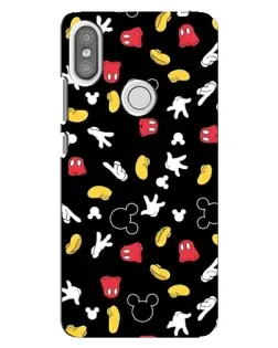 Чехол для Xiaomi Redmi S2 с картинкой «Графический принт лапок»