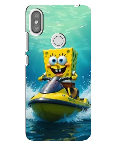 Чехол для Xiaomi Redmi S2 с картинкой «Спанч Боб на гидроцикле» Чехол для Xiaomi Redmi S2 с картинкой «Спанч Боб на гидроцикле»