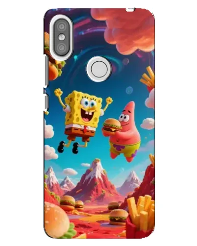 Чехол для Xiaomi Redmi S2 с картинкой «Космический фастфуд» Чехол для Xiaomi Redmi S2 с картинкой «Космический фастфуд»