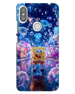 Чехол для Xiaomi Redmi S2 с картинкой «Неоновый океан»