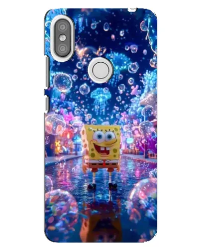 Чехол для Xiaomi Redmi S2 с картинкой «Неоновый океан» Чехол для Xiaomi Redmi S2 с картинкой «Неоновый океан»