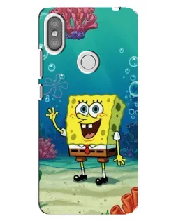 Чехол для Xiaomi Redmi S2 с картинкой «Подводный привет»