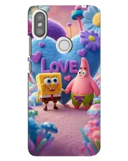 Чехол для Xiaomi Redmi S2 с картинкой «Губка Боб Патрик»