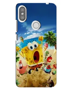 Чехол для Xiaomi Redmi S2 с картинкой «Развлечения на пляже»