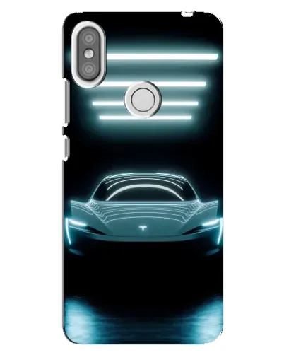 Чехол для Xiaomi Redmi S2 с картинкой «Tesla в неоне» Чехол для Xiaomi Redmi S2 с картинкой «Tesla в неоне»