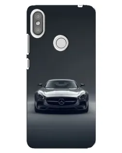 Чехол для Xiaomi Redmi S2 с картинкой «Mercedes на черном»