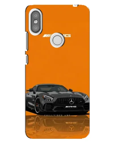 Чехол для Xiaomi Redmi S2 с картинкой «Оранжевый Mercedes AMG» Чехол для Xiaomi Redmi S2 с картинкой «Оранжевый Mercedes AMG»