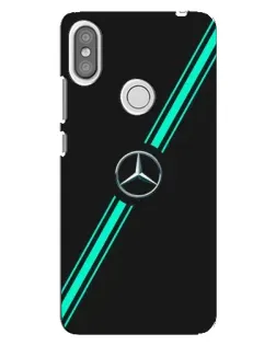 Чехол для Xiaomi Redmi S2 с картинкой «Спортивные линии Mercedes»