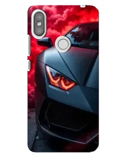 Чехол для Xiaomi Redmi S2 с картинкой «Lamborghini красное сияние»