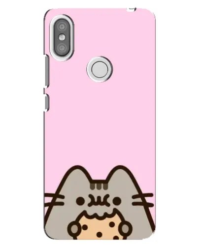 Чехол для Xiaomi Redmi S2 с картинкой «Pusheen и печенье»