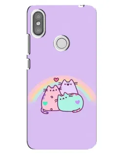 Чохол для Xiaomi Redmi S2 з картинкою «Веселкові Пушини»